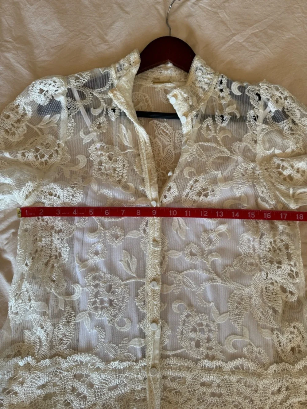 Alexis Manati White Lace Ruffle Mini Dress - Picture 7 of 15